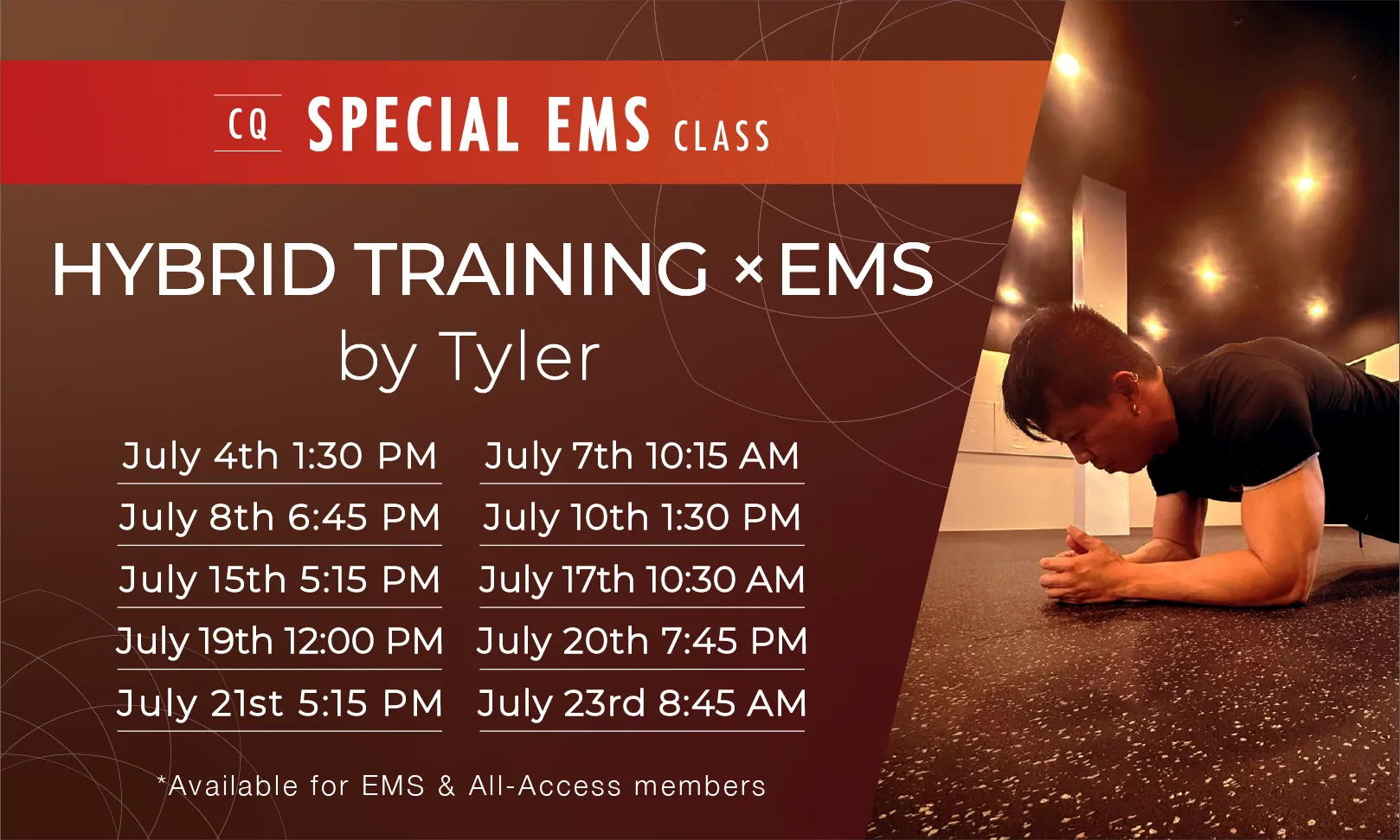Hybrid Training × EMS by Tyler
